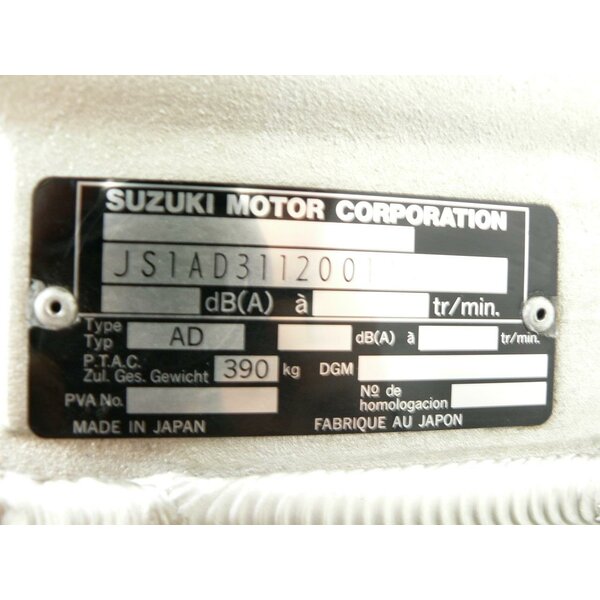 Suzuki GSX-R 600 AD Rahmen mit Papiere / frame