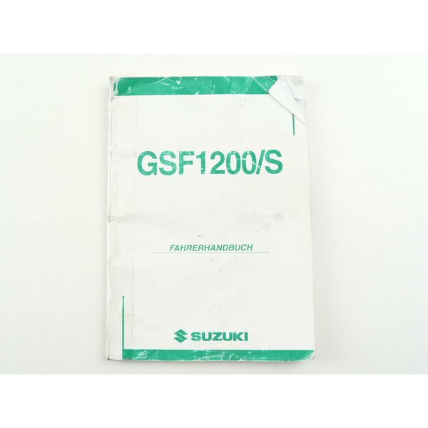 Suzuki GSF 1200 BANDIT WVA9 Betriebsanleitung Gebrauchsanweisung / owners manual