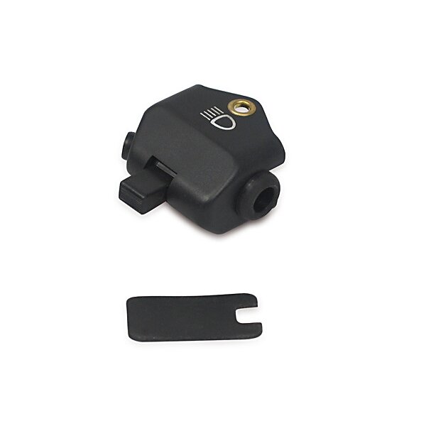Abblendschalter schwarz mit Innenteil + Plastikkappe (mit Lichthupe) Simson S50, S51N, KR51, KR51/1, KR51/2, SR4-2